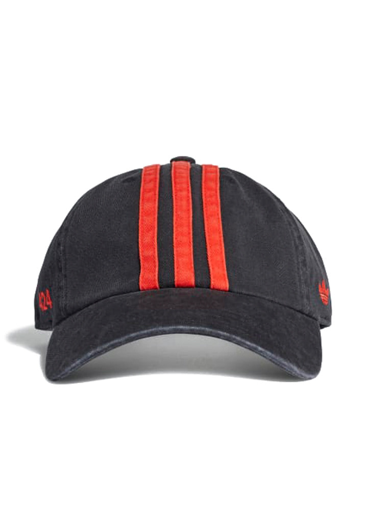 [국내당일발송] Adidas x 424 오버다이 볼캡 모자 [블랙/레드] FS6269