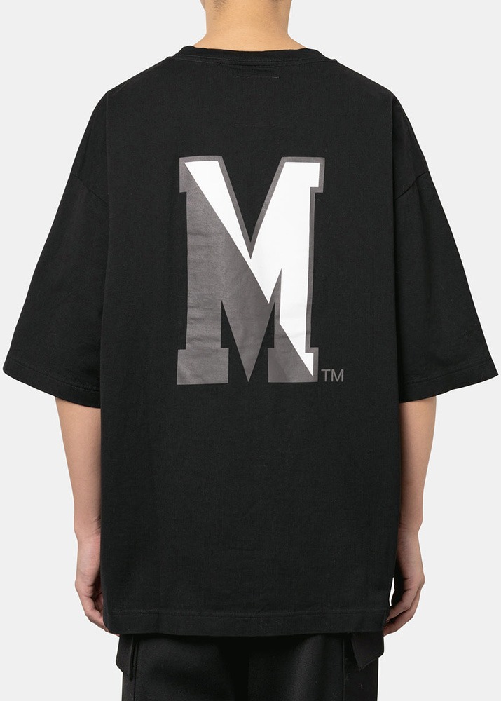 [국내당일발송] 메종 미하라 야스히로 22SS M백로고 티셔츠 [블랙] A08TS703 BLACK
